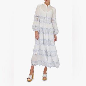 NWT Zimmerman Cira Trimmed Dress